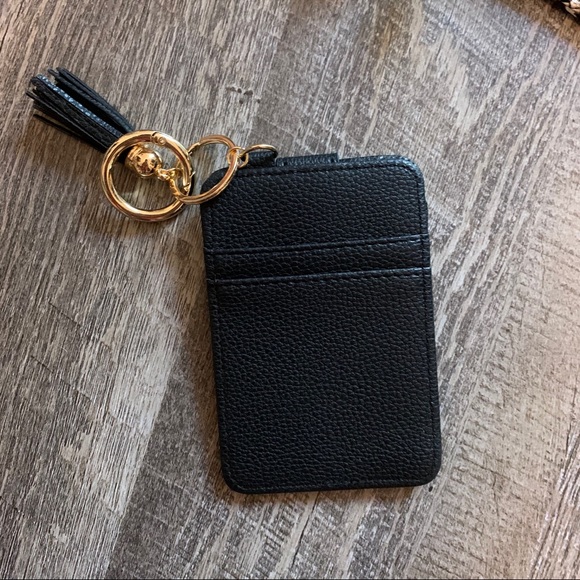 Black Card Clutch Wallet - Picture 2 of 3